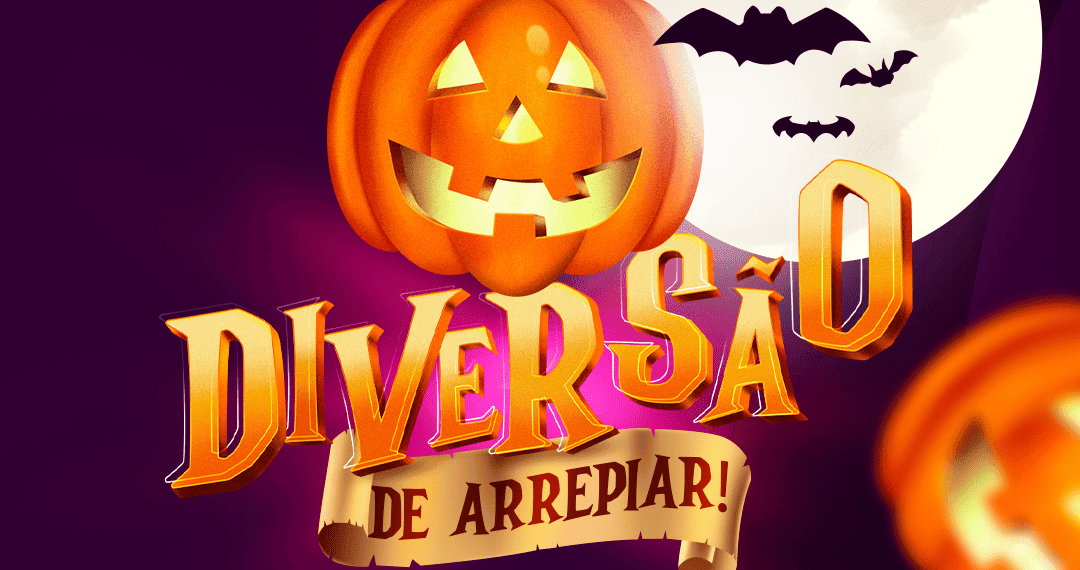 28/10 - SÁBADO TEM MEGA FESTA DE HALLOWEEN