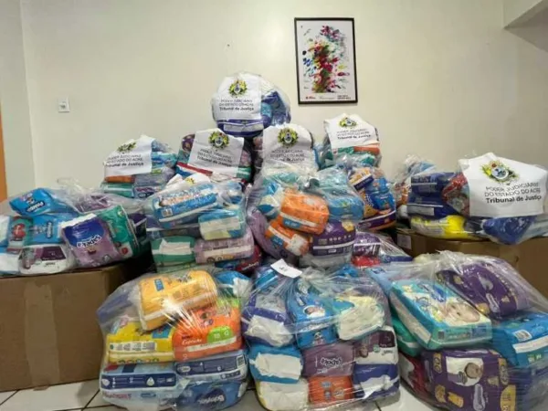 Educandário Santa Margarida recebe cerca de 800 pacotes de fraldas do TJAC