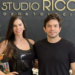 O casal Rodrigo Lima e Sabrina Ricciardi dividindo as alegrias pelo dia do Odontólogo