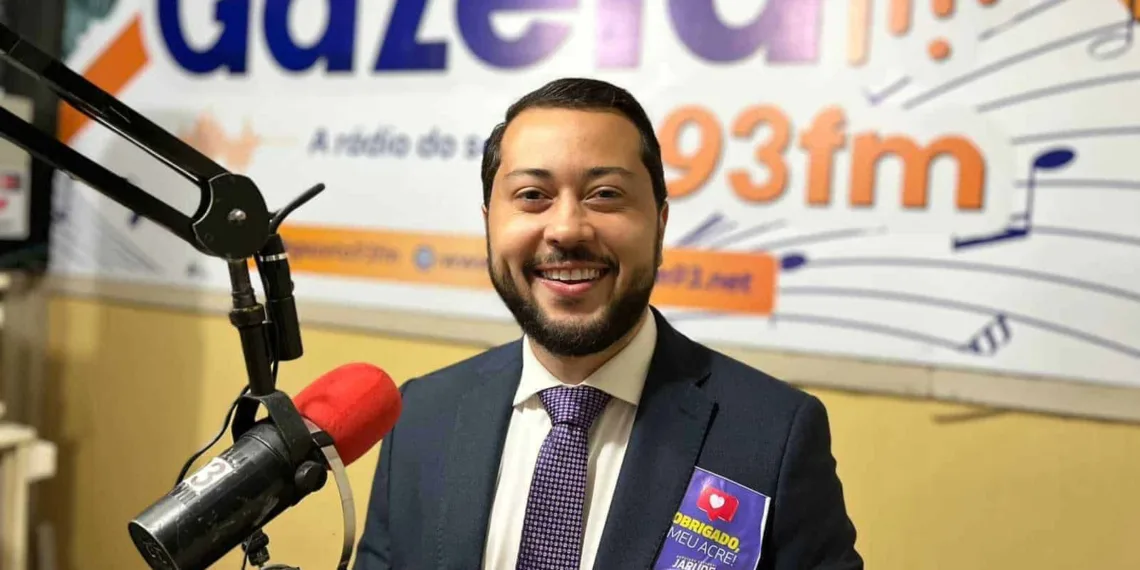 Terceiro deputado mais bem votado nestas eleições, Jarude promete mandato 'fiscalizador' das ações do Governo do Acre