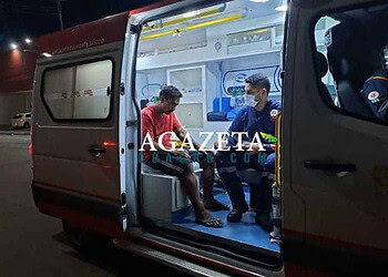 Homem em situação de rua é atropelado por motociclista na Avenida Getúlio Vargas