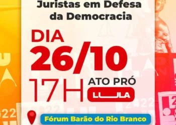 Juristas do Acre promovem ato 'pró-Lula, em defesa da democracia', nesta quarta-feira