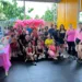 Alunos pariticiparam de atividade em alusão ao Outubro Rosa