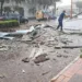 Chuva deixou casa destelhada