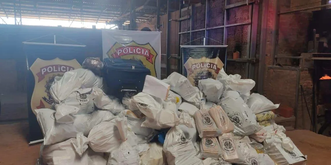 PF incinera quase uma tonelada de droga apreendida em um período de 5 meses no Acre