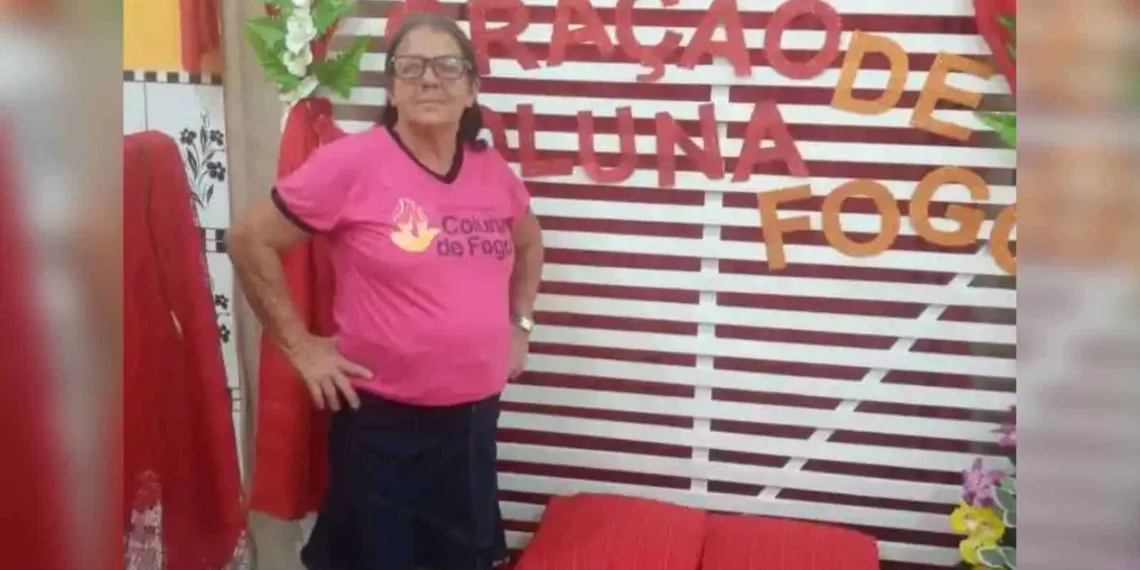 Zélia Efigênia Liberalino do Carmo foi atingida na cabeça por uma bala perdida