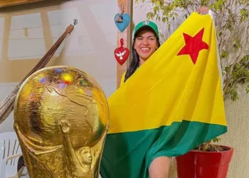 Influenciadora Jéssica Ingrede vai acompanhar a Copa Feminina de Futebol na Austrália e Nova Zelândia