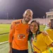 Jéssica Ingrede acompanha primeiro treino da Seleção Brasileira e conhece jogadores