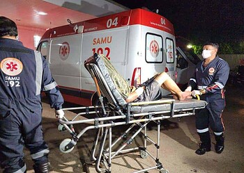 Criminoso é atingido com tiro ao tentar roubar propriedade