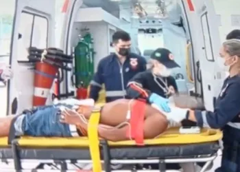 Homem cai de altura de 5 metros ao tentar fazer ligação clandestina e levar descarga elétrica no Taquari