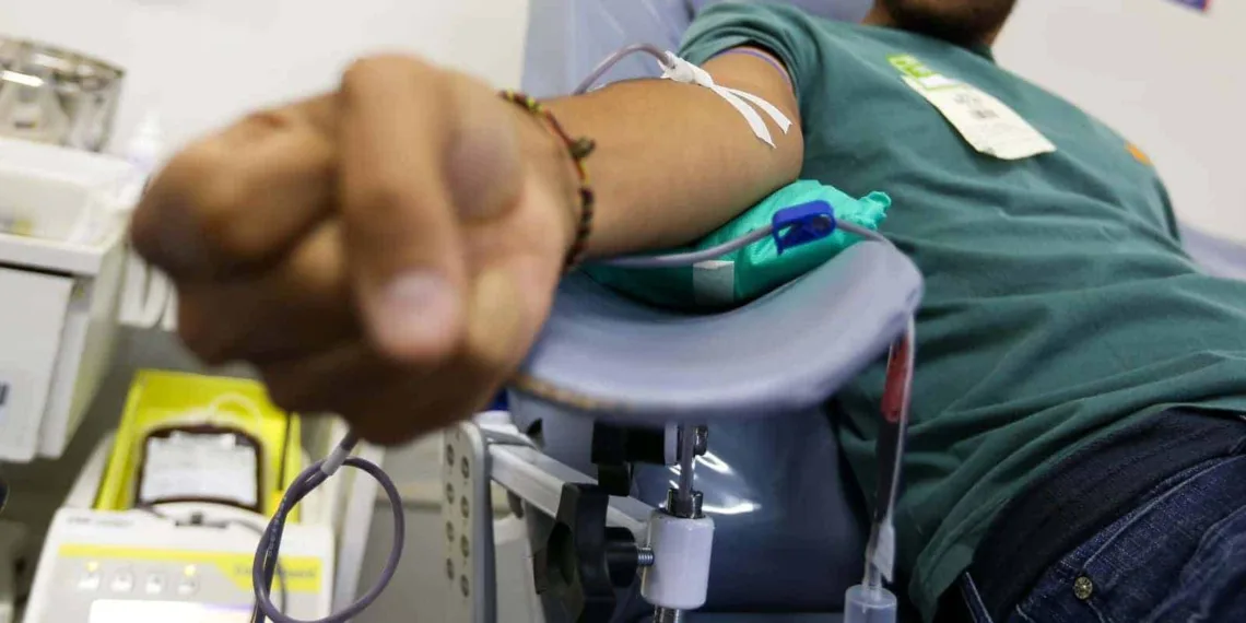 Para marcar o Dia Mundial do Doador de Sangue, Ministério da Saúde lança campanha de doação de sangue, no Hemocentro de Brasília