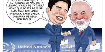 Enquanto isso, Lula e Gladson na COP