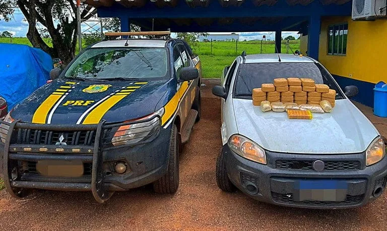 PRF apreende 23 quilos de cocaína durante patrulhamento em Senador Guiomard (foto: arquivo/PRF)