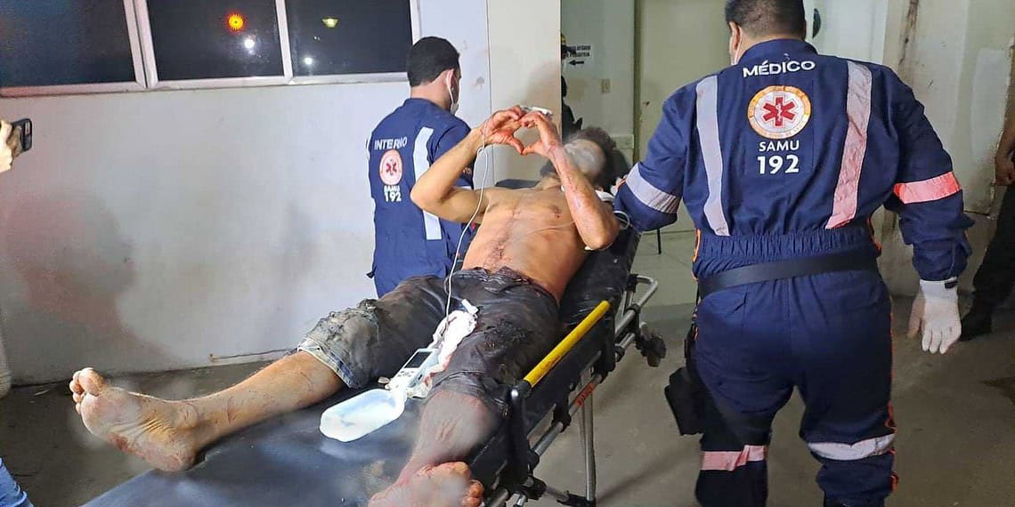 Homem leva golpe de faca e é levado ao Pronto Socorro de Rio Branco