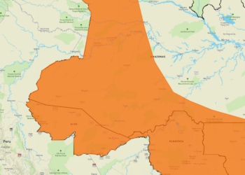 Inmet prevê riscos de chuvas intensas em todo o estado do Acre