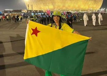 Influencer do Acre filma momento em que Brasil faz o segundo gol na estreia da Copa