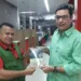 Luiz Cordeiro e Michelangelo Botto durante lançamento de livro