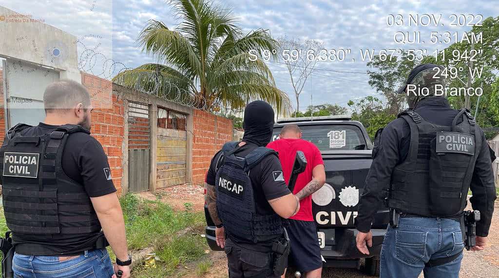 Polícia prende suspeito de provocar incêndios e tentativas de homicídio, no interior do Acre