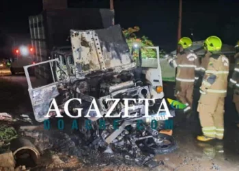 Acidente grave: caminhonete e moto explodem após colisão na Transacreana
