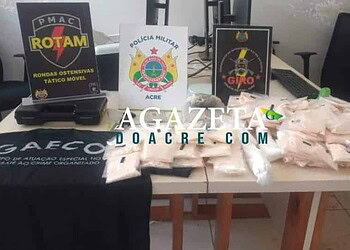 Ação conjunta do MP-AC e PM cumpre mandado e homem acaba preso com 3 quilos de droga em Rio Branco (Foto: Arquivo pessoal)