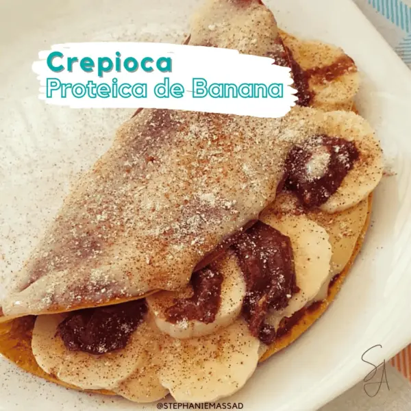Receita de Crepioca Proteica de Banana