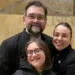 Procurador de Justiça Sammy Barbosa com a esposa Carol Duck e a filha Sophia em Portugal onde defendeu a tese de mestrado na Universidade de Lisboa