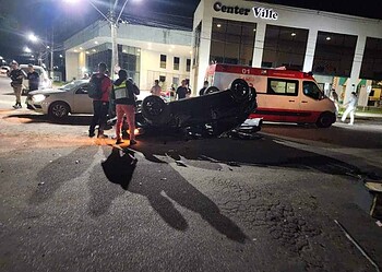 Policial penal fica ferido em acidente de trânsito após capotar carro (Foto: Arquivo pessaol)