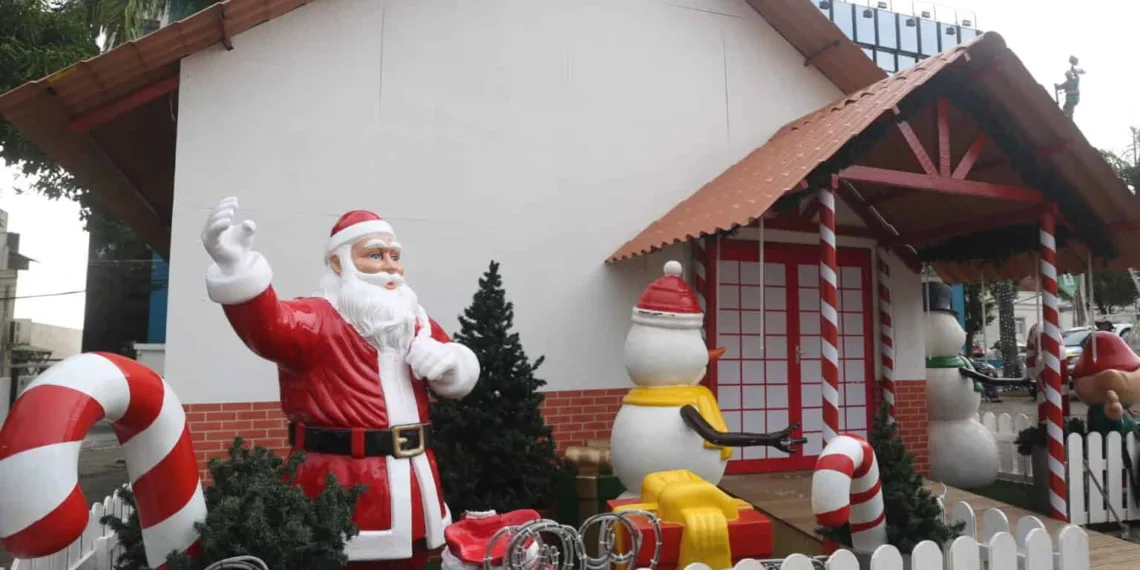 Governo realiza acender das luzes natalinas do Palácio e abertura da casinha do Papai Noel nesta quarta-feira