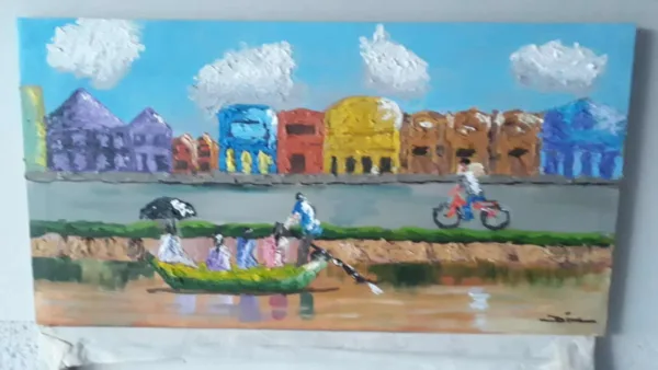Chargista Dim Mendes realiza exposição de quadros pintados durante a pandemia de Covid, em Rio Branco 2 Chargista Dim Mendes realiza exposição de quadros pintados durante a pandemia de Covid, em Rio Branco
