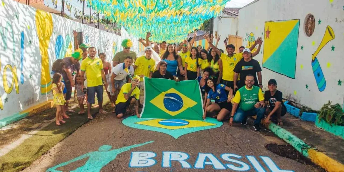 Terceira vencedora do concurso 'Minha rua é louca pelo Brasil' é do bairro Raimundo Melo (Foto: Asscom)