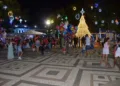 Ao lado de Gladson, prefeito Bocalom inaugura luzes de Natal