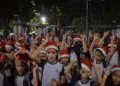 Ao lado de Gladson, prefeito Bocalom inaugura luzes de Natal