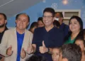 Ao lado de Gladson, prefeito Bocalom inaugura luzes de Natal