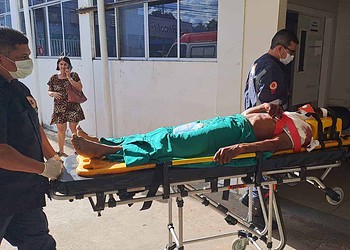 Motociclista fica em estado grave e vai para o PS após acidente em ramal de Rio Branco