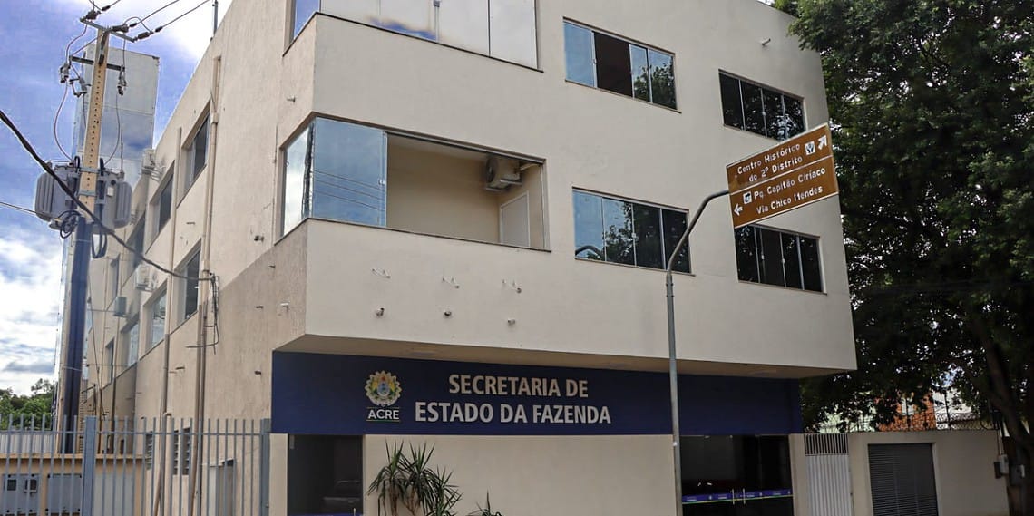 Sede provisória está localizada no antigo prédio da Câmara Municipal de Rio Branco, no Segundo Distrito. Foto: Ascom/Sefaz