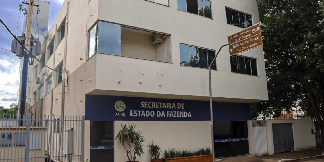 Sede provisória está localizada no antigo prédio da Câmara Municipal de Rio Branco, no Segundo Distrito. Foto: Ascom/Sefaz