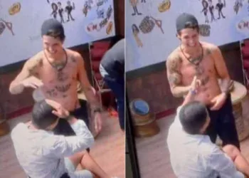 Gabriel diz que Cabelo de Bruno Gaga é "duro"