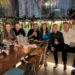Gigi Hanan celebrou seu aniversário entre amigos, no dia 3 de janeiro, no restaurante Meet & Eat, em São Paulo
