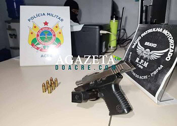 Polícia apreende adolescente e prende homem com arma de fogo na Sobral
