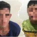 A dupla estava em uma apartamento no Ramal Clodoaldo. D.W.S de 14 anos foi apreendido. Ele tem passagem pela polícia por porte ilegal de arma de fogo. E.O.M de 24 anos foi preso e, segundo a polícia, já tem várias passagens pelo sistema prisional.