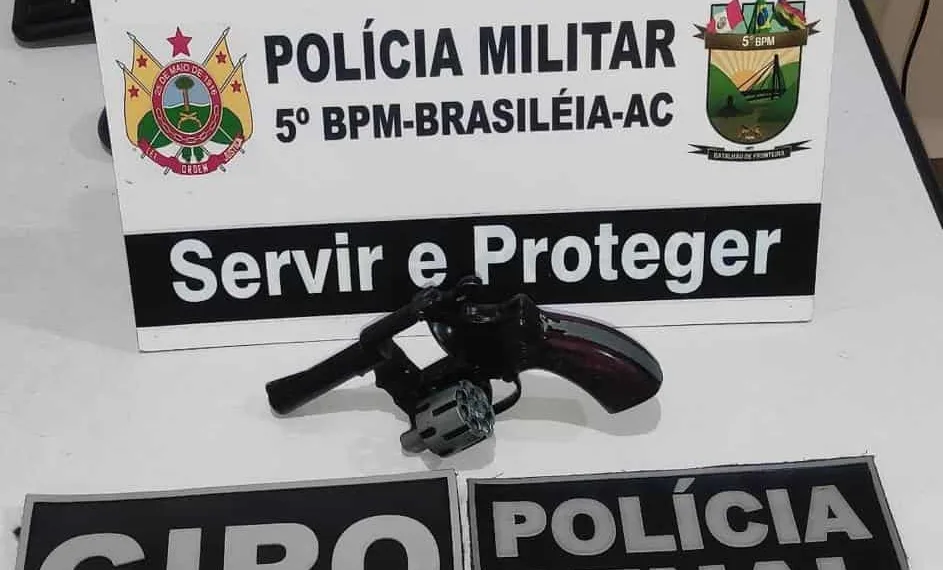Detento monitorado é capturado com arma de fogo em Brasileia