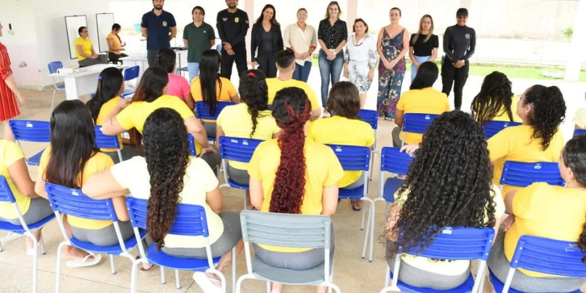 O projeto social é uma maneira de reintegrar a reeducanda à sociedade, e oriundo dos projetos aprovados que promovem políticas de ressocialização. Foto: Cedida