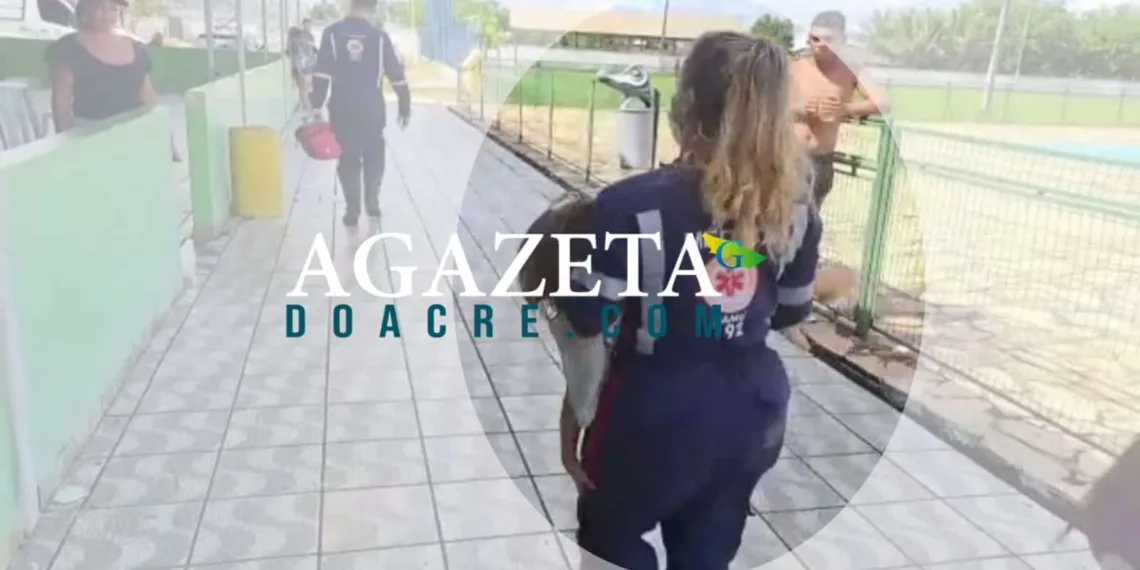 Criança de 3 anos pula em piscina do Sintesac e fica desacordada