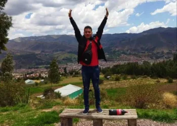 Jardeson da Silva Oliveira está em Cusco desde o dia 2 de janeiro. Foto: Cedida