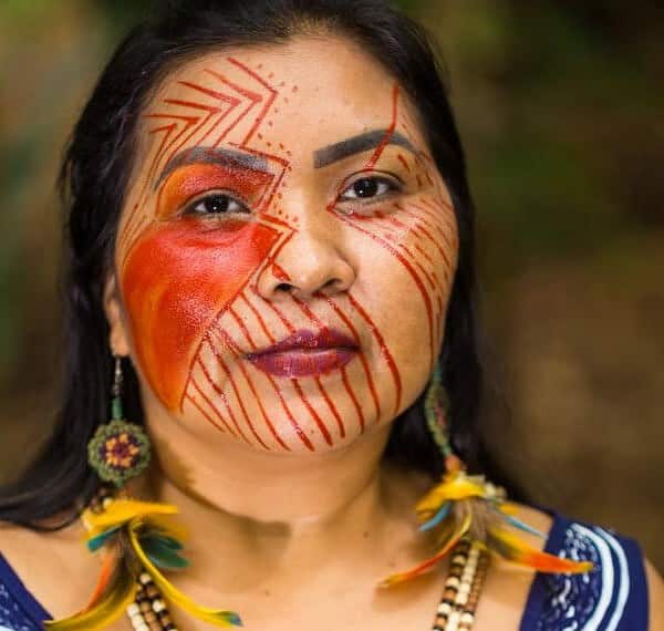 Nedina Yawanawa, coordenadora da Organização de Mulheres Indígenas do Acre, Sul do Amazonas e Noroeste de Rondônia (Sitoakore).