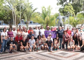 Cerca de 70 professores de várias regiões do país ficaram encantados com a história de inclusão do Acre no território brasileiro. Foto: Alice Leão/Seicetur.