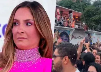 Fã invade palco de Claudia Leitte e cospe na cantora: "Susto" 20 Fã invade palco de Claudia Leitte e cospe na cantora: "Susto"