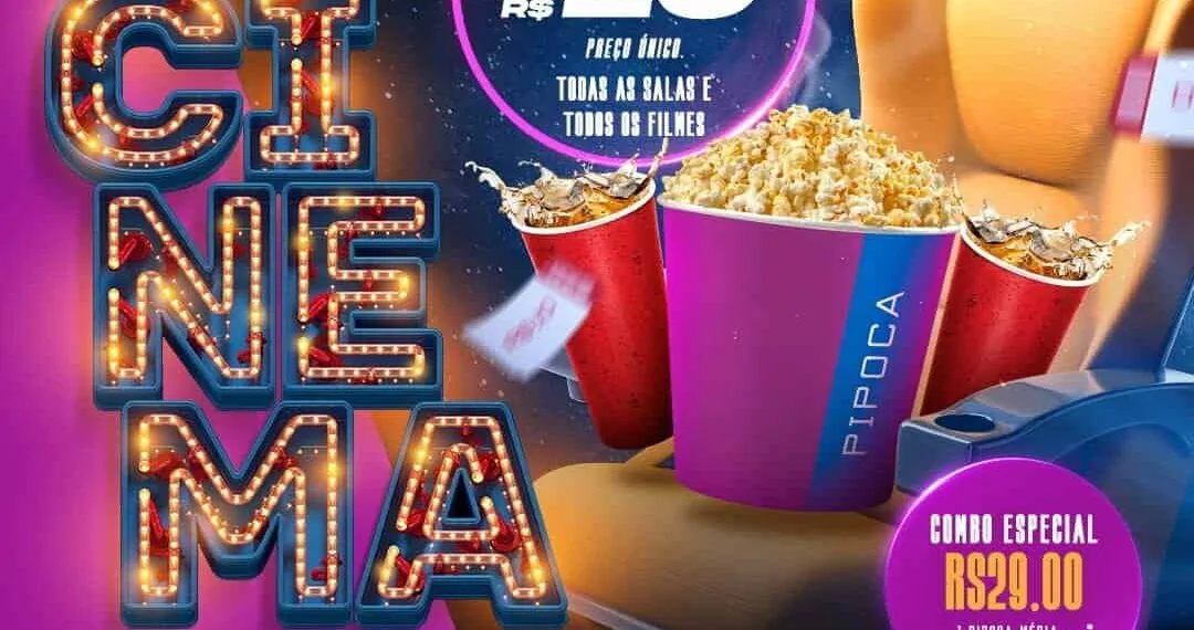 Cine Araújo adere a 'Semana do Cinema' com ingressos a R$10