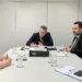 Da esquerda para a direita: Fábio Magalhães e Guilherme Franco (Anac), Petrônio Antunes (Deracre) e Wellington Castelo (Repac). Foto: cedida