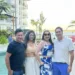 Eliezers Silva e Mercedes Barbosa, Figueiredo e Fran Cabral em clique direto do Panamá